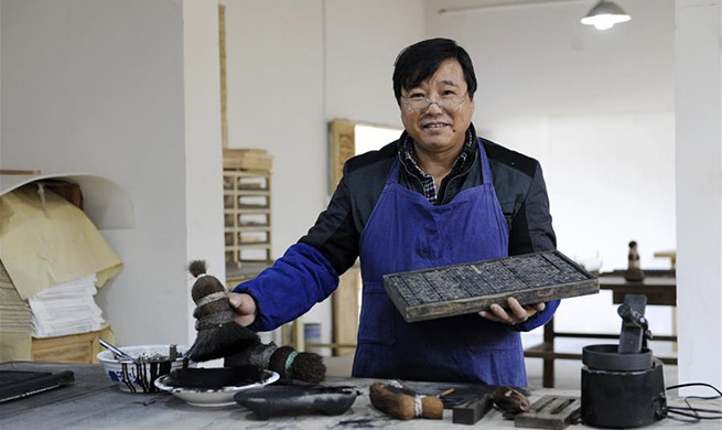 Pic story of typography printer in east China's Anhui