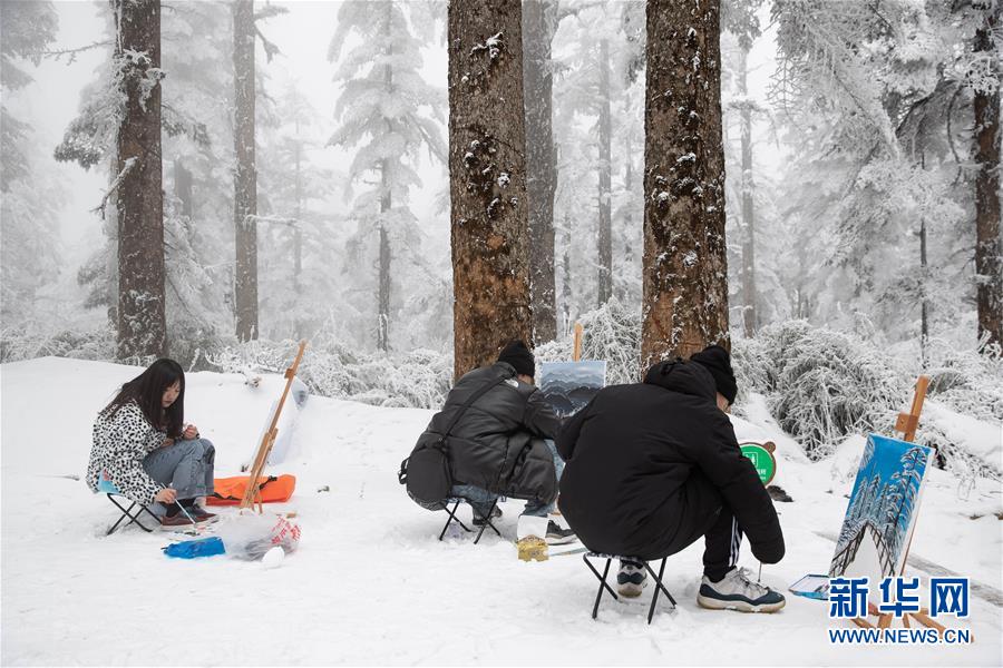 （社会）（1）畅游冰雪瓦屋山